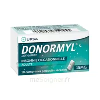 Donormyl 15 Mg Comprimés Pelliculés Sécables T/10 à JUAN-LES-PINS