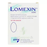 Lomexin 600 Mg Caps Molle Vaginale Plq/1 à JUAN-LES-PINS