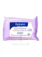 Hydralin Quotidien Lingette Adoucissante Usage Intime Pack/10 à JUAN-LES-PINS